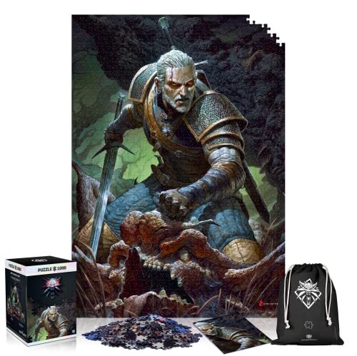 Good Loot The Witcher Dark World Puzzles Premium Box Sack Poster Computerspelpuzzels Voor Tieners En Volwassenen Vrijetijdsideeën Geïnspireerd Door Een Computerspel 1000 Stukjes