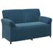 vidaXL Canapé 2 places Bleu 158 x 83 x 95 cm Velours