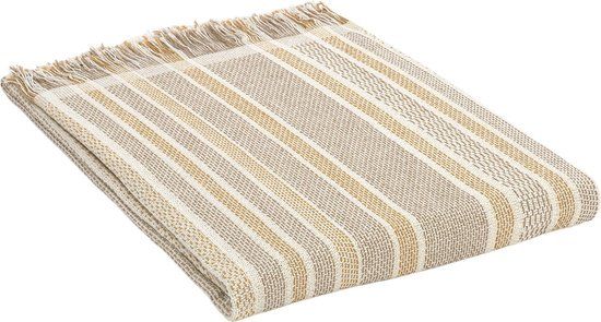 Strandhanddoek Alexandra House Living Salines Oker 125 x 180 cm