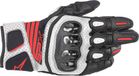 Alpinestars SP X Air Carbon V2 Zwart Wit Fluo Rood - Handschoen