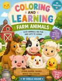 Coloring and Learning: farm animals