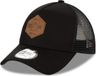 New Era Heritage Patch Zwart Verstelbare A-Frame Trucker Pet
