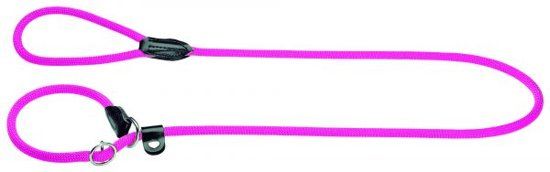Hunter Retrieverlijn voor hond neon roze 10 mmx170 cm