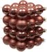 Othmara decorations Othmar Decorations Bv 72x Kerstversiering kerstballen koraal roze van glas - 6 cm - mat/glans - Kerstboomversiering