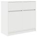 VidaXL Dressoir met lade, wit, 80x34x76 cm, spaanplaat