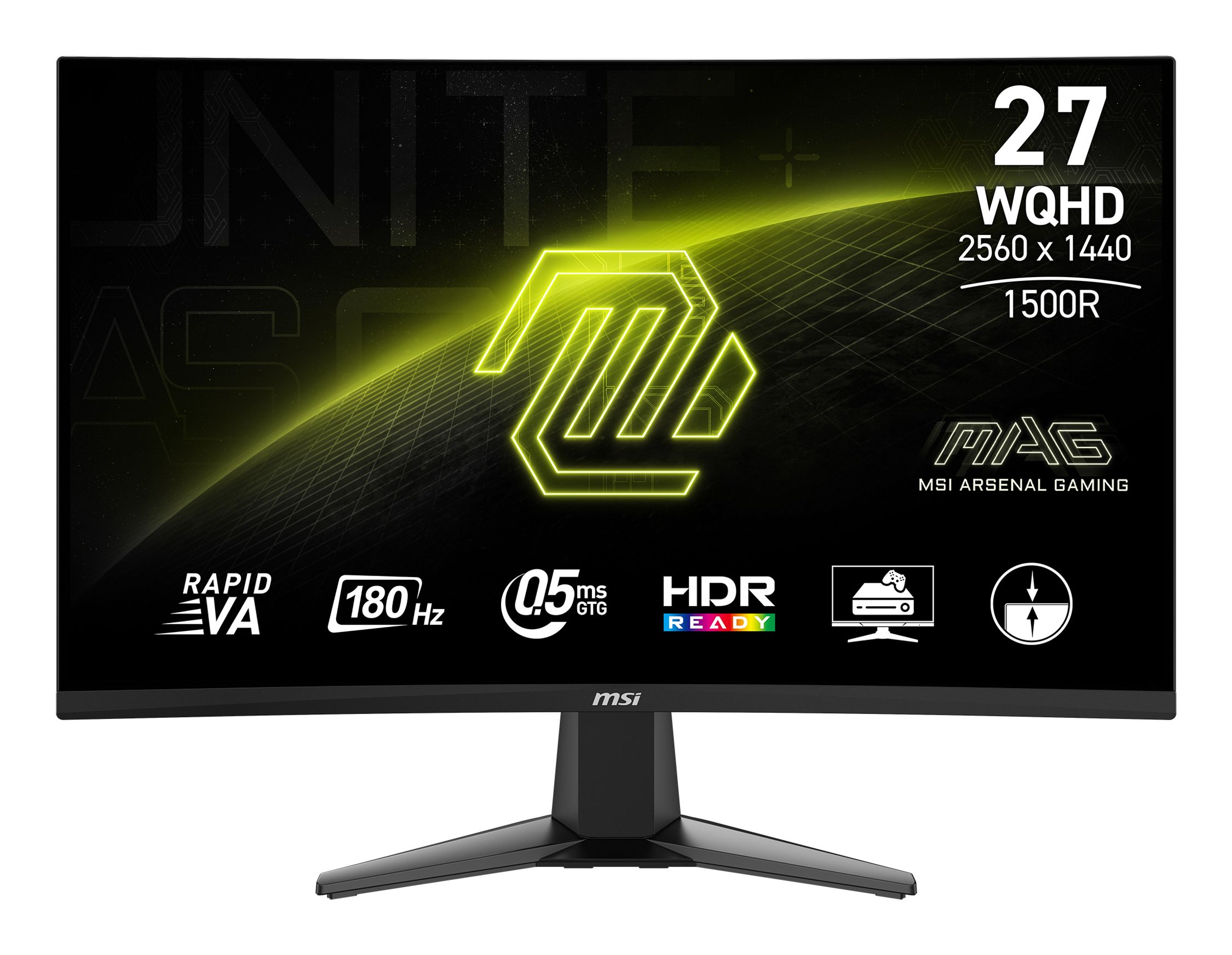 MSI MAG 27CQ6F 27" QHD 180Hz Curved Gaming Monitor