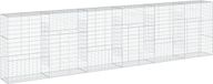 vidaXL Mur en gabion - 600x50x150 cm - Fer galvanisé - Argenté
