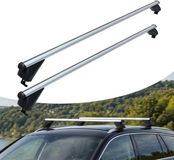 Relaxdays Dakdragers - 2 stuks - 135 cm - Zilver
