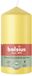 Bolsius Stompkaars Sunny Yellow Ø58 x 120 mm – 33 Branduren – 6 Stuks – Decoratieve Kaarsen