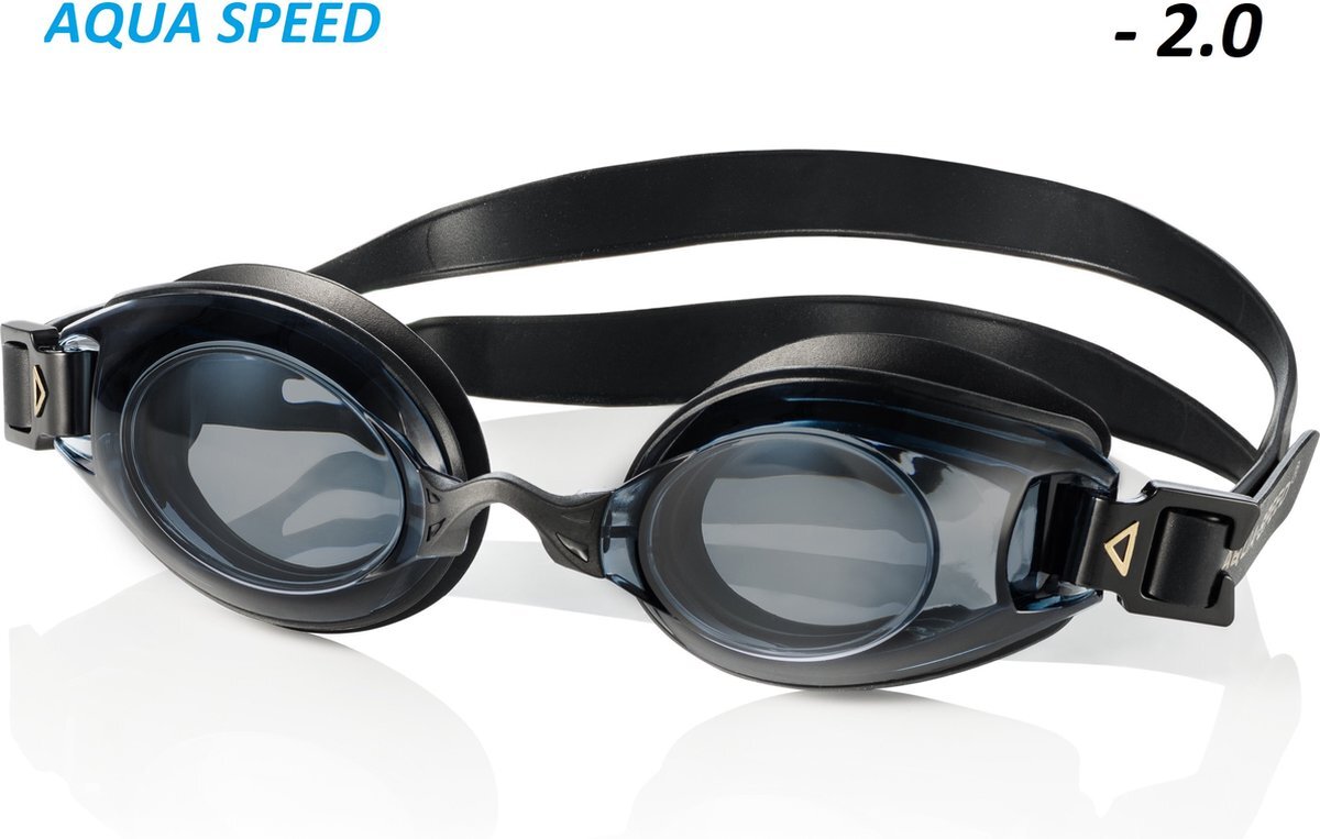 Aqua Speed LUMINA Zwembril op sterkte - donkere glazen sterkte - 2.0