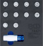 BGS 74421 | Gereedschapmodule 1/6: Velgenslot demontageset voor BMW | 11-dlg