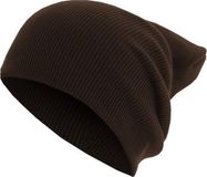 urban classics MSTRDS Beanie Basic Flap Long Version Chocolate One Size Bruin