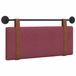 vidaXL - Hangend hoofdbord - Wijnrood - Antiek - PU