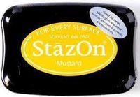 Tsukineko SZ-91 StaZon Ink Mustard - geel