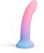 Love to Love Siliconen Dildo Utopia - Ombre Pastel Roze/Pastel Blauw