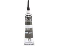 Pebeo Vitrail Relief 20ml, Transparent Glitter