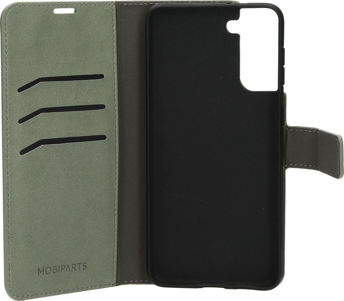 Mobiparts Classic Wallet Case Samsung Galaxy S21 Plus Stone Green