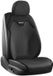 Allecto Plus - Coussin de siège auto avec housse d'appui-tête pour trajet confortable (noir)
