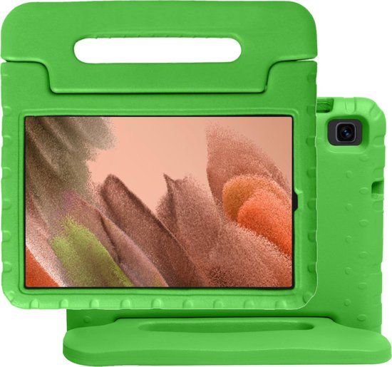 NoXx Hoesje Samsung Galaxy Tab A7 Lite - Kinderhoes - Shockproof - Groen