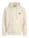 JACK&JONES JORPOCKY SWEAT HOOD FRSS26 Heren Sweater XL Katoen/Polyester Antique White