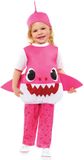 Amscan Mommy Shark kinderkostuum roze