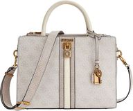 Ginevra Logo Elite Satchel Dames Handtas - Stone Logo