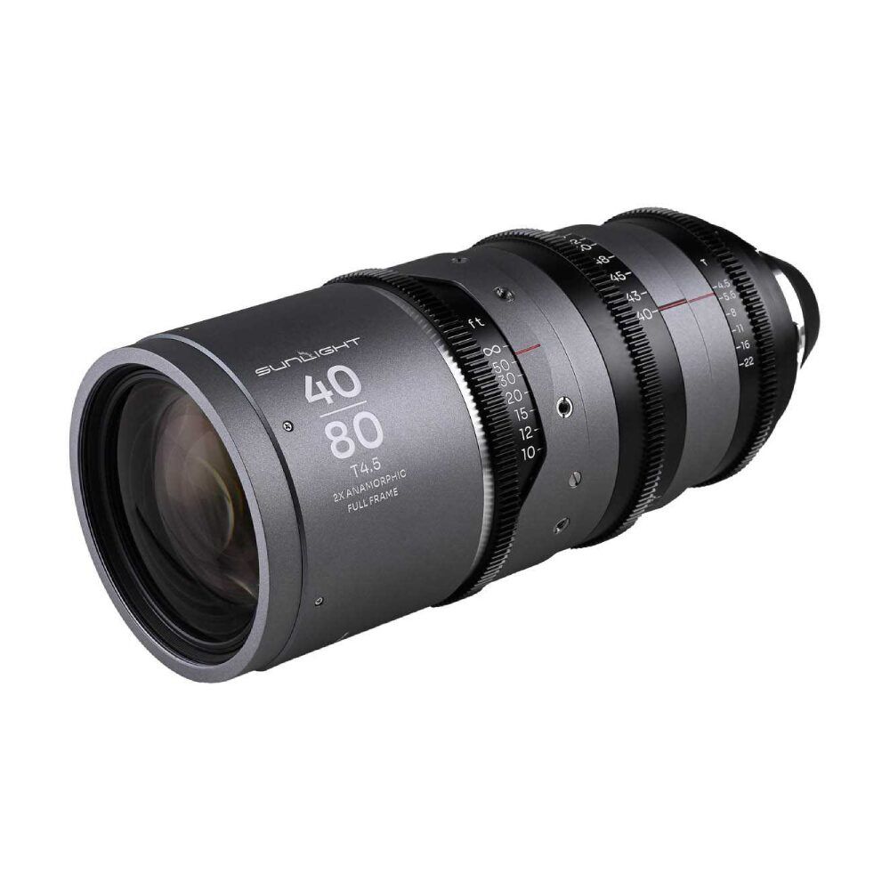 Laowa Sunlight FF 40-80mm T4.5 2X Anamorphic Zoom Silver PL-mount objectief