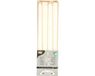 Conpax Candles Dinerkaarsen/kandelaarkaarsen Nordic - 8x stuks - crème wit - 7 branduren - 25 cm