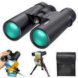 Gosky 8x42 Dak Prisma Verrekijker voor Volwassenen, HD Professionele Verrekijker voor Vogels Kijken Reizen Sterrenkijken Jacht Concerten Sport-BAK4 Prisma FMC-lens - met telefoonbevestiging statief