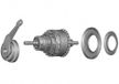 SHIMANO SG-C6001-8C Tandwielkast Silver 184 mm