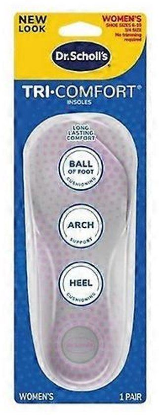 Dr. Scholl's Tri-Comfort Orthopedische inlegzolen, damesmaat 36-40