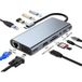 Station d'accueil universel XB - 11 ports (Ethernet 100 Mbps) - Gris argenté