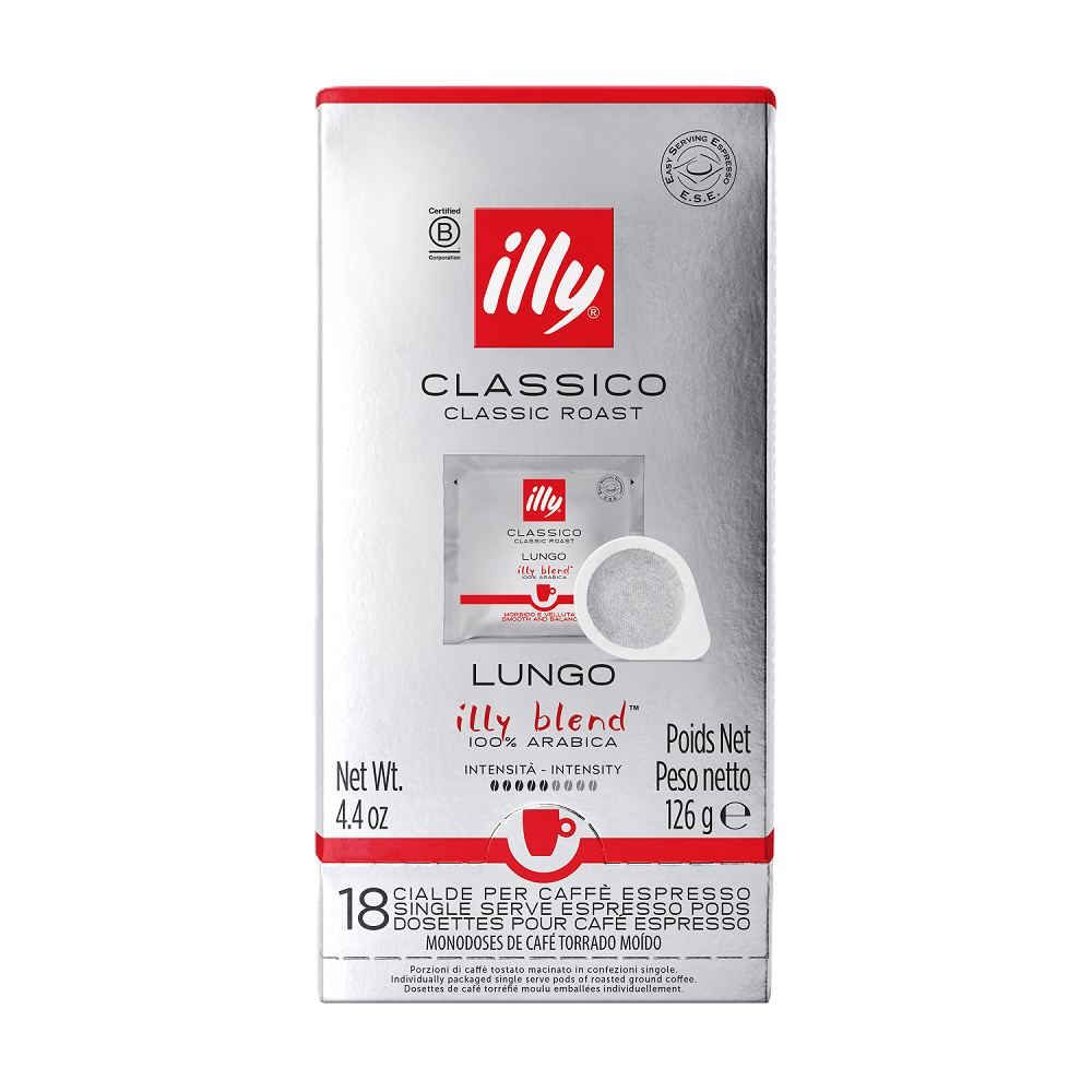 illy Monodose Classico Lungo - 18 E.S.E. Servings