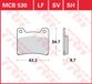 TRW - Remblokken - MCB 530 SH - Performance Rear