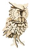 Pebaro 858/1L houten bouwpakket uil lasercut, 3D puzzel, houten puzzel