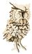 Pebaro 858/1L houten bouwpakket uil lasercut, 3D puzzel, houten puzzel