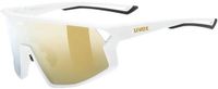 Uvex Skyryse Zonnebril Unisex Fietsen White Matt/Gold Mirror CAT3