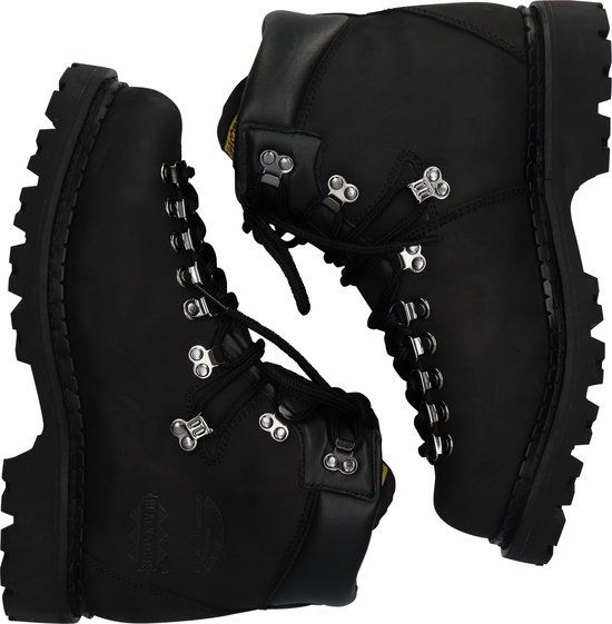 Blackstone 0999 Black Worker Werkschoen Unisex Nubuck Leer Maat 36