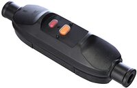 AS-Schwabe 45223 persoonlijke bescherming tussenschakelaar 30 mA, beschermingsklasse IP 55, zwart