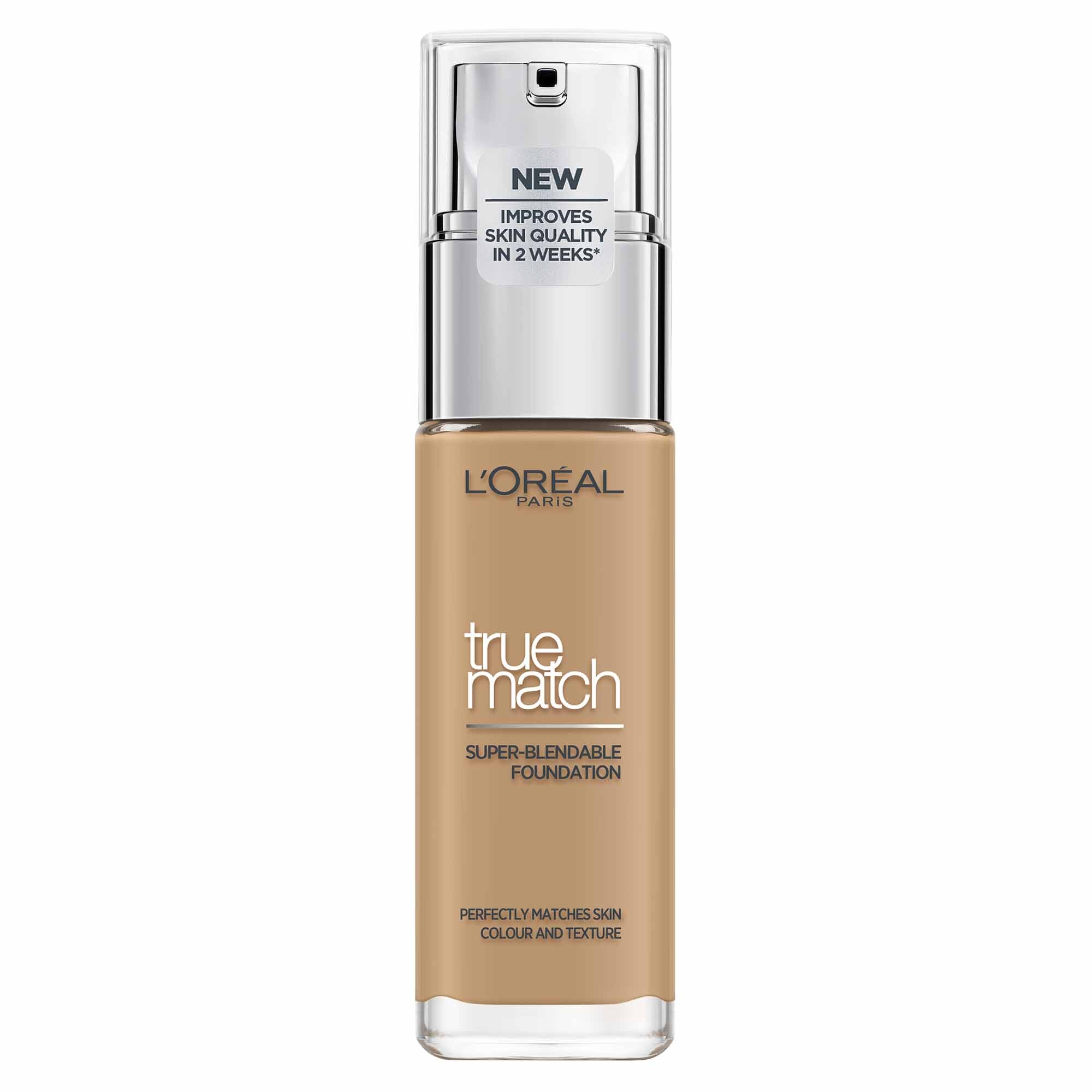 L'Oréal True Match Foundation 6.N Honey - Natuurlijk Dekkende Foundation met Hyaluronzuur en SPF 17 - 30 ml