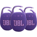 JBL Clip 5 - Paars - 3 stuks