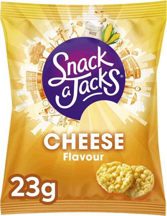 Snack a Jacks Tussendoortje - Cheese - 8 stuks x 23 gram