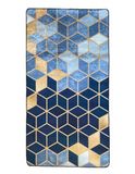 Mani TEXTILE TPS_LUXE_BLU_50 tapijt, polyester, 50 x 80 cm