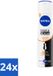 NIVEA 24 x Noir & Blanc Impact Ultime Déodorant Anti-Transpirant Spray pour Femme - 150 ml