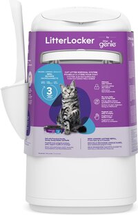 LitterLocker Fashion LitterLocker Litterlocker By Genie - Kattenbak - Wit - 24.3x23x7 cm