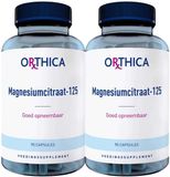 Orthica 2x Magnesiumcitraat-125 90 capsules
