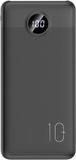 Veger Powerbank - L10S - W1105 - 10.000 mAh - 20 Watt - LED Display - Ultra Slim - Zwart