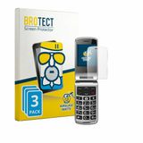 BROTECT - Screenprotector voor bea-fon SL645 - Folie Beschermfolie Beschermglas matte 3 Stuks