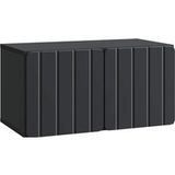 Maison Exclusive - Meuble TV mural 59,5 x 31 x 30 cm noir bois d'ingénierie