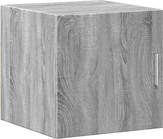 vidaXL Wandkast 40x42,5x40 cm bewerkt hout grijs sonoma